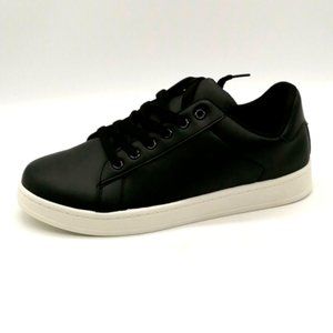 Vepose Womens Flat Heel Lace Up Sneaker Cushioned Insole Black Sz 11 NEW‎